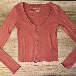 American Eagle Outfitters Women's Button-Up Top XS